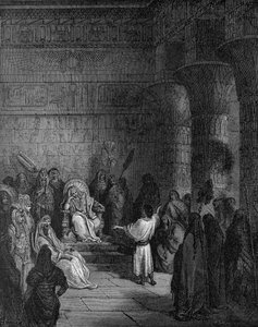 Joosef tulkitsee faraon unen tekijältä Gustave Dore