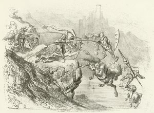Ritarinpoikien harharetket 12. vuosisadalla (syväpaino) tekijältä Gustave Dore