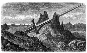 La "Breche de Roland", Durandalin halkoma vuori, l