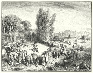 Mestarikissa tai saappaiden pillua; Puss In Boots (kaiverrus) tekijältä Gustave Dore