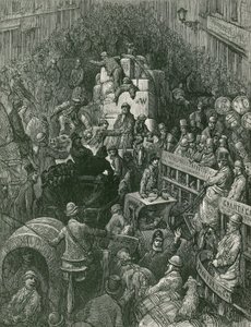 Lontoon katukuva tekijältä Gustave Dore