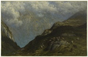 Vuoristomaisema tekijältä Gustave Dore