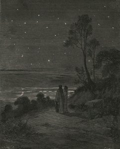 Nyt oli lähtöpäivä, c1890. tekijältä Gustave Dore