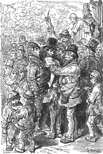 "Outside the Ring", 1872. tekijältä Gustave Dore