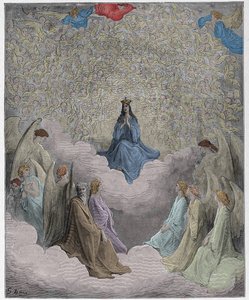 Paradiso, Canto 31: Taivaan kuningatar - Dante Alighieri tekijältä Gustave Dore