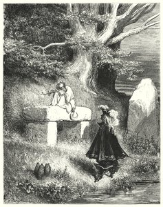 Petau-de "ja; aasin nahka tekijältä Gustave Dore