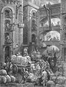 "Pickle Herring Street", 1872. tekijältä Gustave Dore