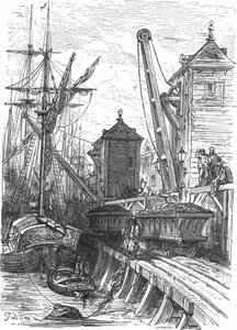 Poplar Dock, 1872. tekijältä Gustave Dore