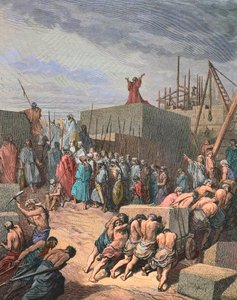 Jerusalemin temppelin jälleenrakennus, Gustave Doren kaiverrus tekijältä Gustave Dore