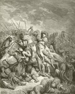Richard Arsurin taistelussa tekijältä Gustave Dore