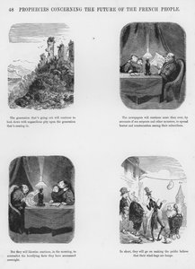 Gustave Doren humoristisia ja groteskeja luonnoksia (kaiverrus) tekijältä Gustave Dore
