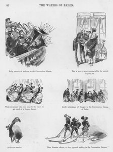 Gustave Doren humoristisia ja groteskeja luonnoksia (kaiverrus) tekijältä Gustave Dore