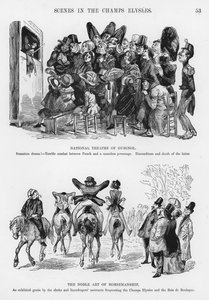 Gustave Doren humoristisia ja groteskeja luonnoksia (kaiverrus) tekijältä Gustave Dore