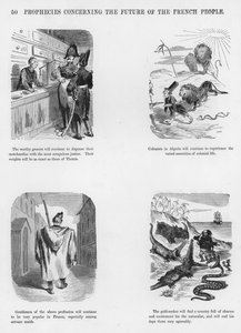 Gustave Doren humoristisia ja groteskeja luonnoksia (kaiverrus) tekijältä Gustave Dore