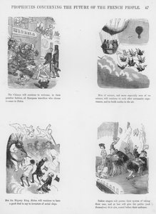 Gustave Doren humoristisia ja groteskeja luonnoksia (kaiverrus) tekijältä Gustave Dore