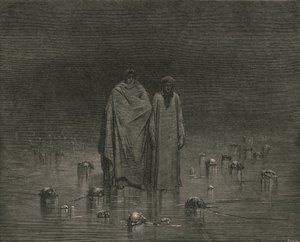 Ole varovainen, sinun jalkasi eivät talla köyhien veljiesi päitä, c1890. tekijältä Gustave Dore
