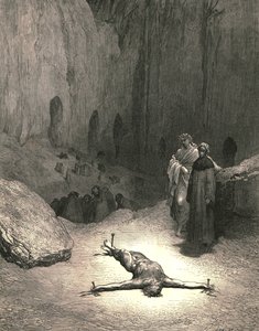 Tuo lävistetty henki... oli hän, joka antoi fariseusten neuvoston, vuodelta 1890. tekijältä Gustave Dore