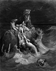 Vedenpaisumus, 1866. tekijältä Gustave Dore