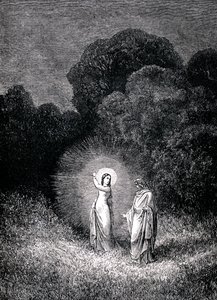 Jumalallisen komedian helvetti tekijältä Gustave Dore