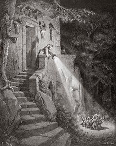 Ogreen asunto, kaivertaja Heliodore Joseph Pisan (1822-90) n.1868. tekijältä Gustave Dore