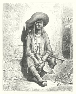 La Fontainen sadut: Fontaine: Kana, jolla on kultaiset munat (kaiverrus). tekijältä Gustave Dore