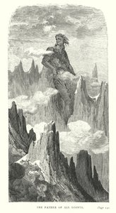 Kaikkien jättiläisten isä (kaiverrus) tekijältä Gustave Dore