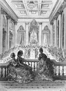 "The Goldsmiths at Dinner", 1872. tekijältä Gustave Dore
