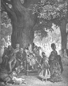 "The Great Tree - Kensington Gardens", 1872. tekijältä Gustave Dore
