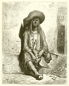 Kana kultamunien kanssa (La Fontaine) tekijältä Gustave Dore