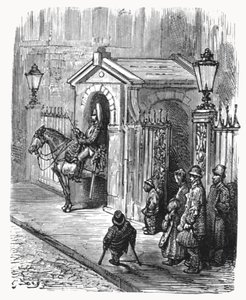 "The Horse Guards", 1872. tekijältä Gustave Dore