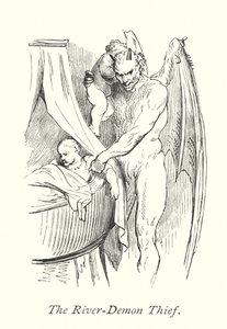 Joen demonivaras (kaiverrus) tekijältä Gustave Dore