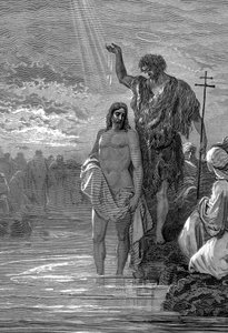 Kristuksen kaste, 1. vuosisata, 1865-1866 tekijältä Gustave Dore