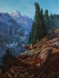 Kadonnut lehmä 1852 (Öljy kankaalle) tekijältä Gustave Dore