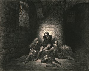Sitten, etten tekisi niistä surullisempia, pidin henkeni hiljaisuudessa, c1890. tekijältä Gustave Dore