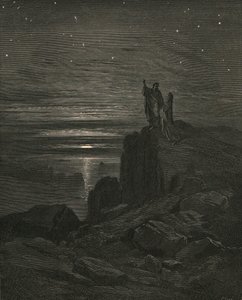 Sen jälkeen liikkeelle laskettaessa näimme jälleen tähdet, c1890. tekijältä Gustave Dore