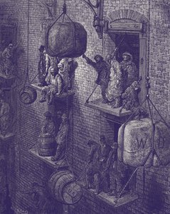 Victorian Lontoon varasto tekijältä Gustave Dore