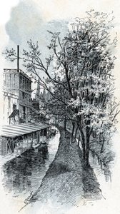 Näkymä kahdelle Bievre-joelle Boulevard d