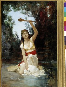Nuori itämainen laventeli. Gustave Guillaumetin (1840-1887) maalaus. cm 75x49 Pakollinen maininta: Kokoelman perusteet Provencesta, Marseillesta