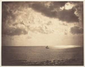 Brig on the Water, 1856. tekijältä Gustave Le Gray