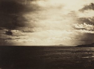 Pilvinen taivas, Välimeri, 1857 tekijältä Gustave Le Gray