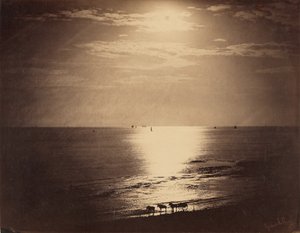 Le Soleil au Zénith - Océan / Aurinko Zénithissä, Normandia tekijältä Gustave Le Gray