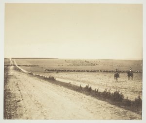 Manööverit, Camp de Châlons, 1857. tekijältä Gustave Le Gray