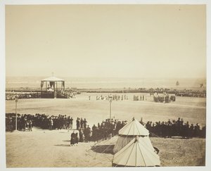 Messu, Camp de Chalons, 1857. tekijältä Gustave Le Gray