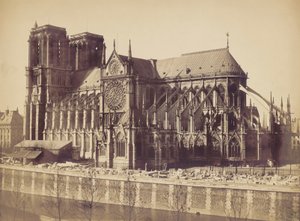 Notre-Dame de Paris katedraali tekijältä Gustave Le Gray