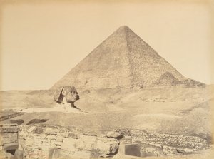 Gizan pyramidit, 1865-69. tekijältä Gustave Le Gray