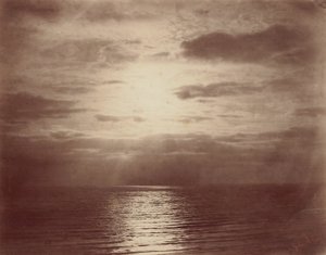 Aurinkovaikutus pilvissä-valtameressä tekijältä Gustave Le Gray