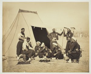 Nimetön (Zouaves) tekijältä Gustave Le Gray