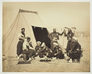 Nimetön Zouaves, 1857. tekijältä Gustave Le Gray