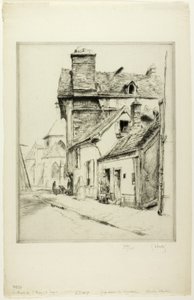 Troyesin Pyhän Remyn apsis tekijältä Gustave Leheutre