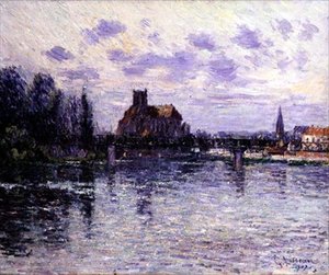 Auxerren katedraali tekijältä Gustave Loiseau
